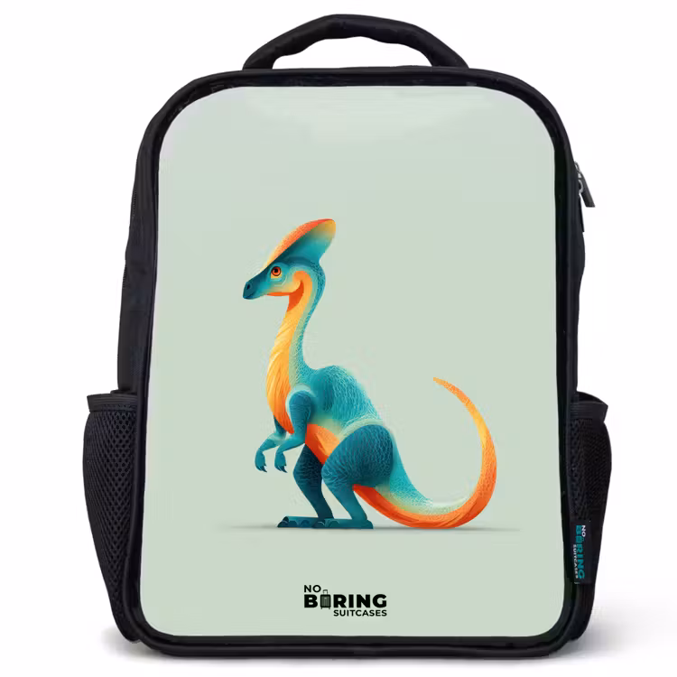 Kinderrugzak - Zwart - Dino - Blauw - Dier — 1