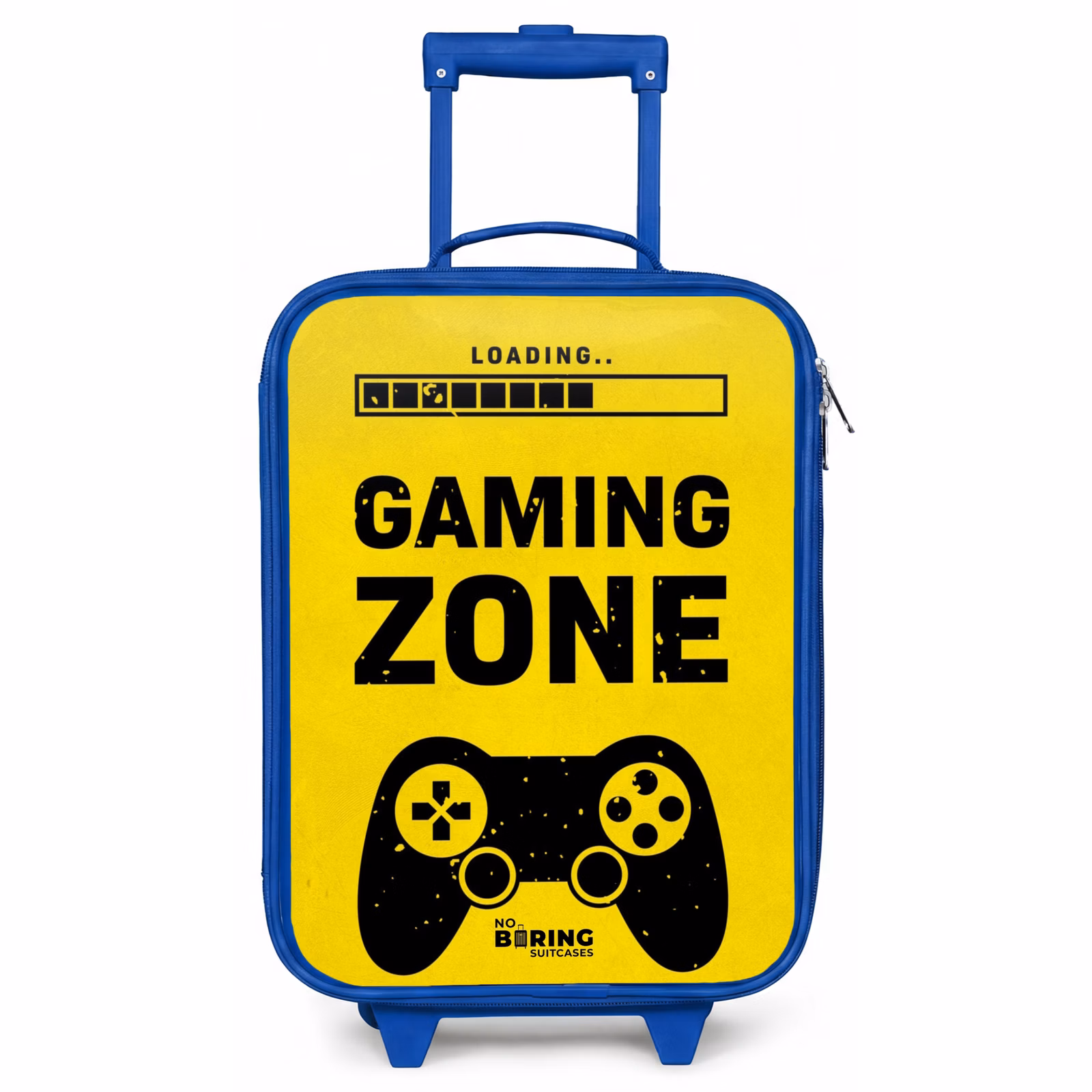 Kinderkoffer - Blauw - Zwart-geel met gaming zone — 1
