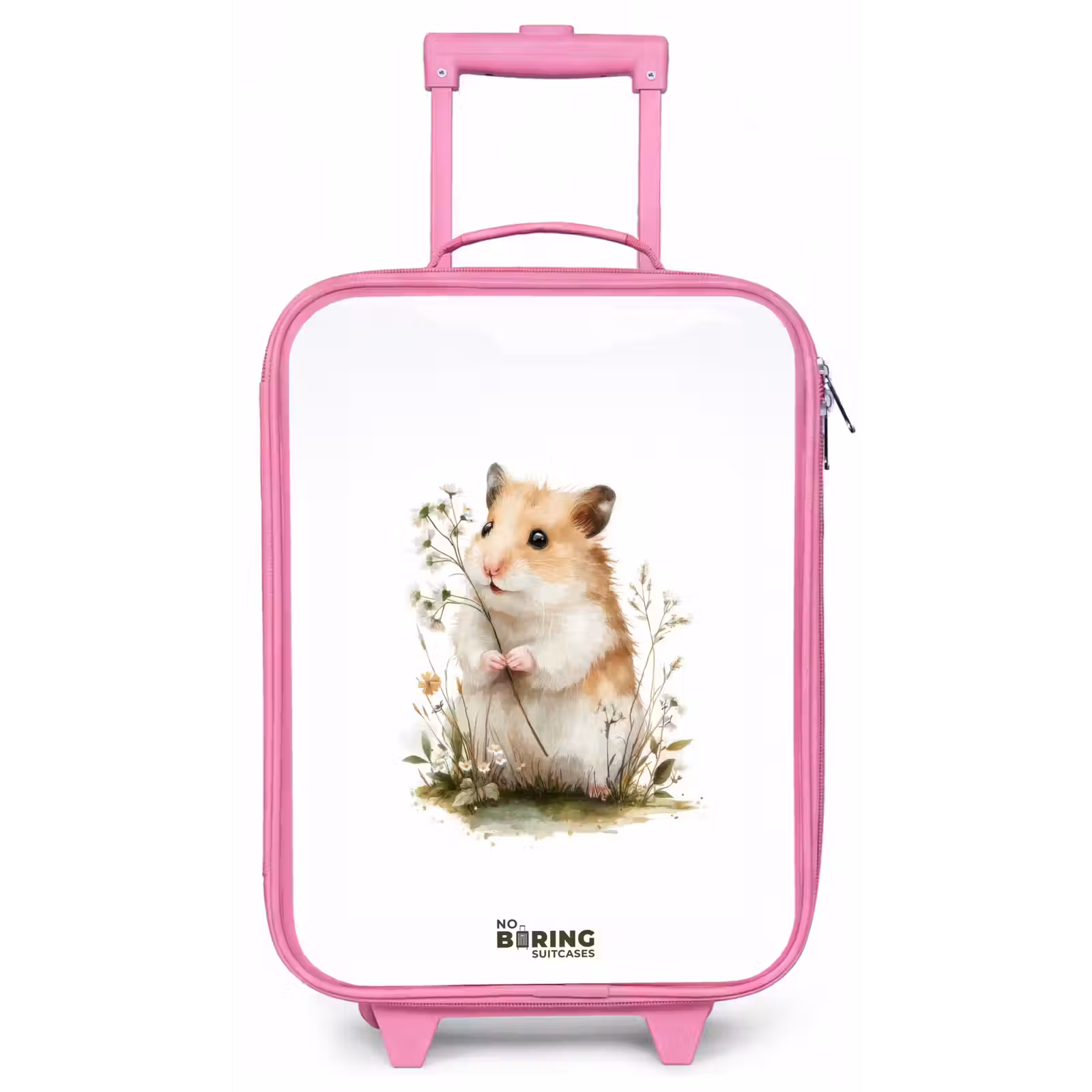 Kinderkoffer - Roze - Dier - Natuur - Hamster — 1