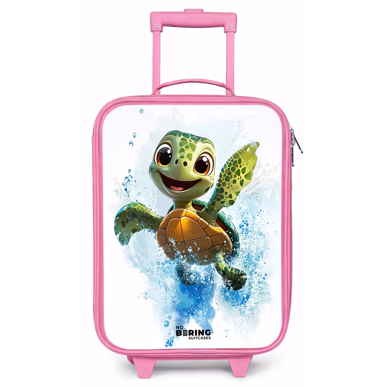 Kinderkoffer - Roze - Schildpad - Water - Groen — 1