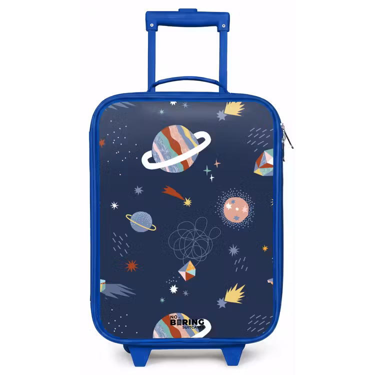 Kinderkoffer - Blauw - Planeten in de hemel — 1