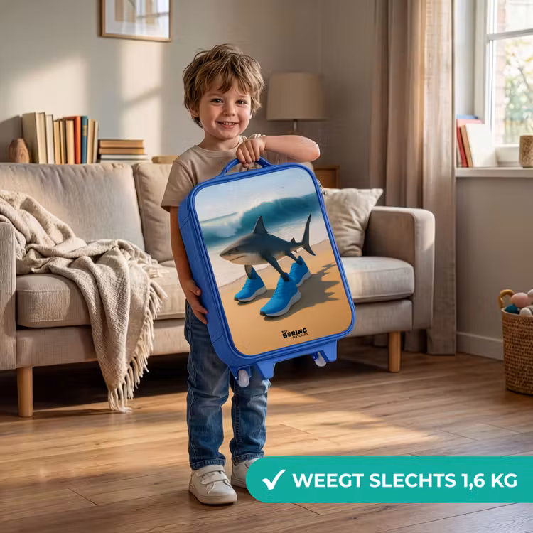 Kinderkoffer - Blauw - Tralalero tralala — 2