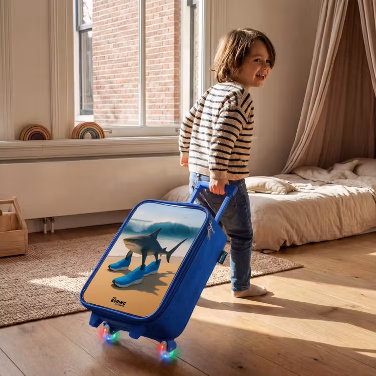 Kinderkoffer - Blauw - Tralalero tralala — 3