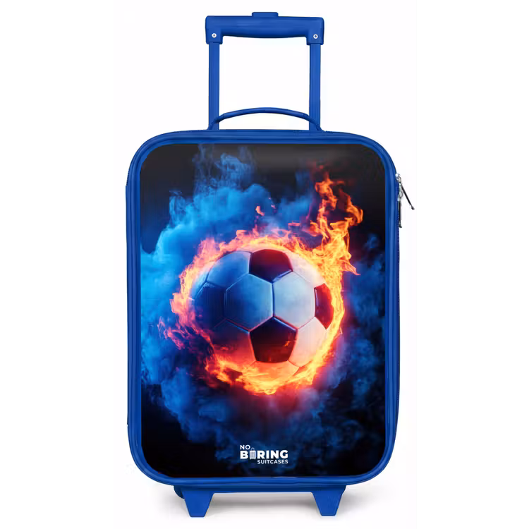 Kinderkoffer - Blauw - Voetbal in vuur en ijs — 1