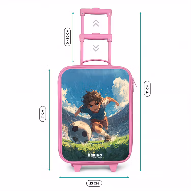 Kinderkoffer - Roze - Stadion - Voetbal - Jongen — 5