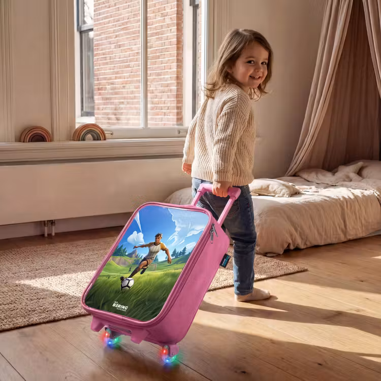 Kinderkoffer - Roze - Voetbal - Jongen - Goal - Voetbaltenue — 3