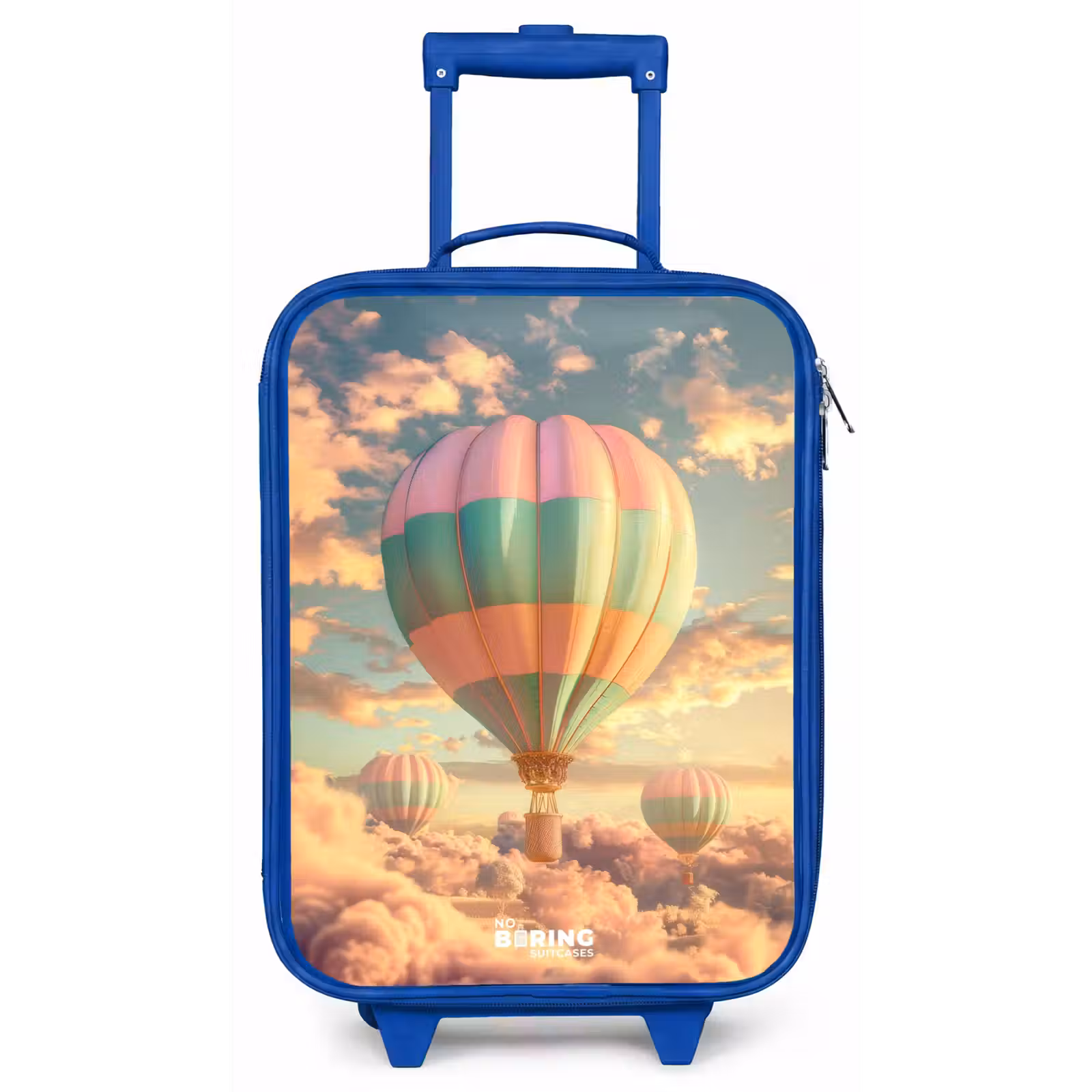 Kinderkoffer - Blauw - Pastel skyliner — 1