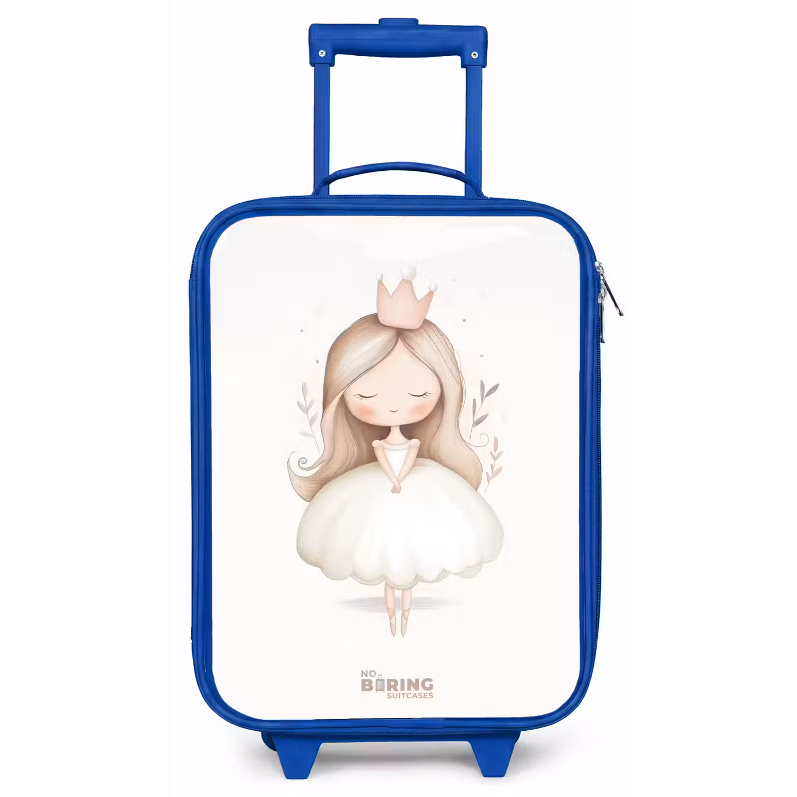 Kinderkoffer - Blauw - Sierlijke prinses in het wit — 1