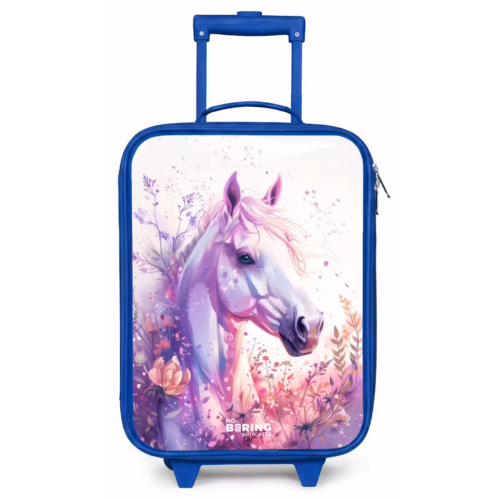 Kinderkoffer - Blauw - Parelachtige Pony — 1