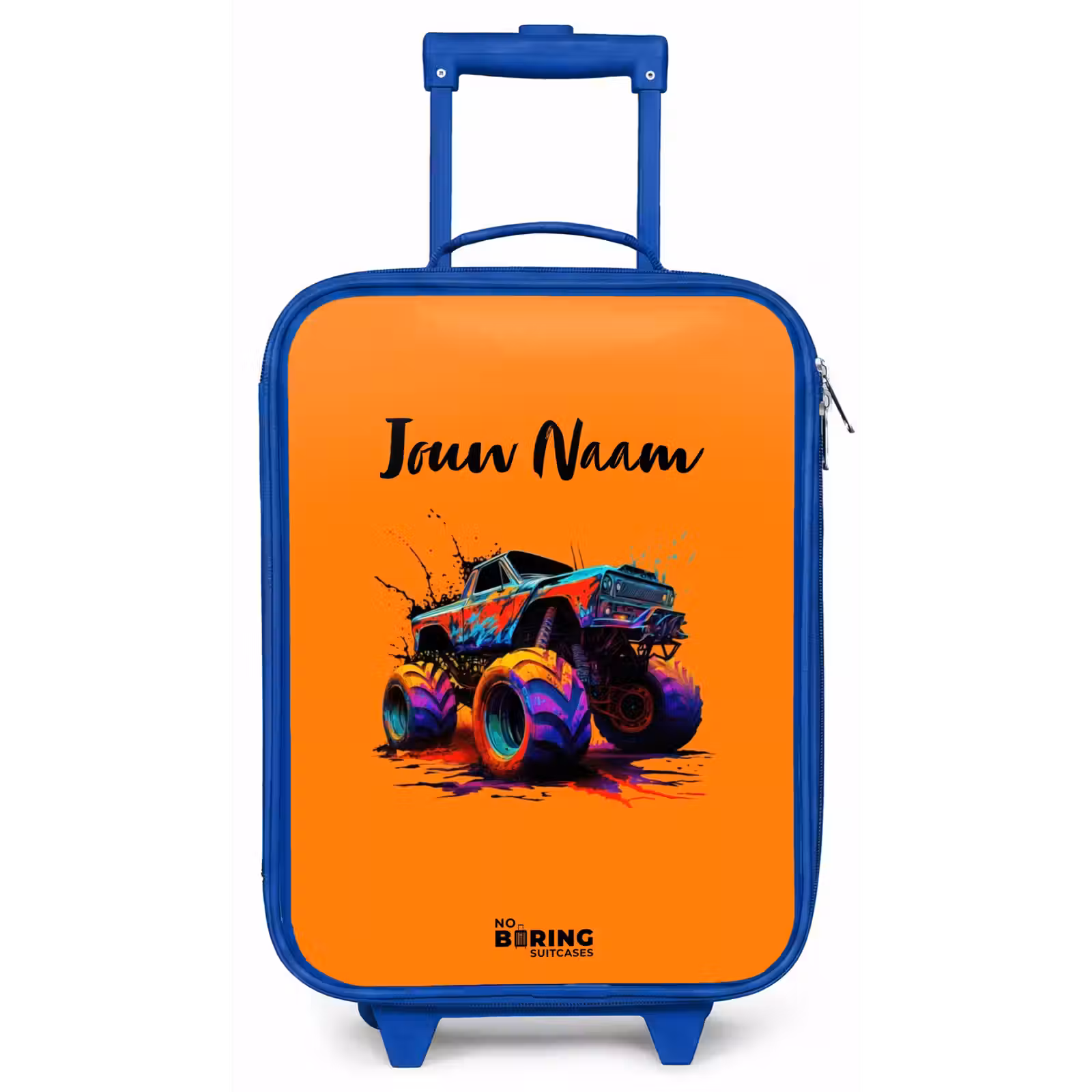 Kinderkoffer - Blauw - Rainbow Wheels — 1