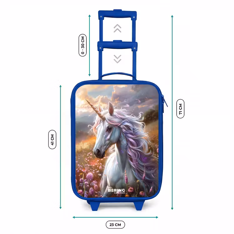 Kinderkoffer - Blauw - Pastel parelhoorn — 6