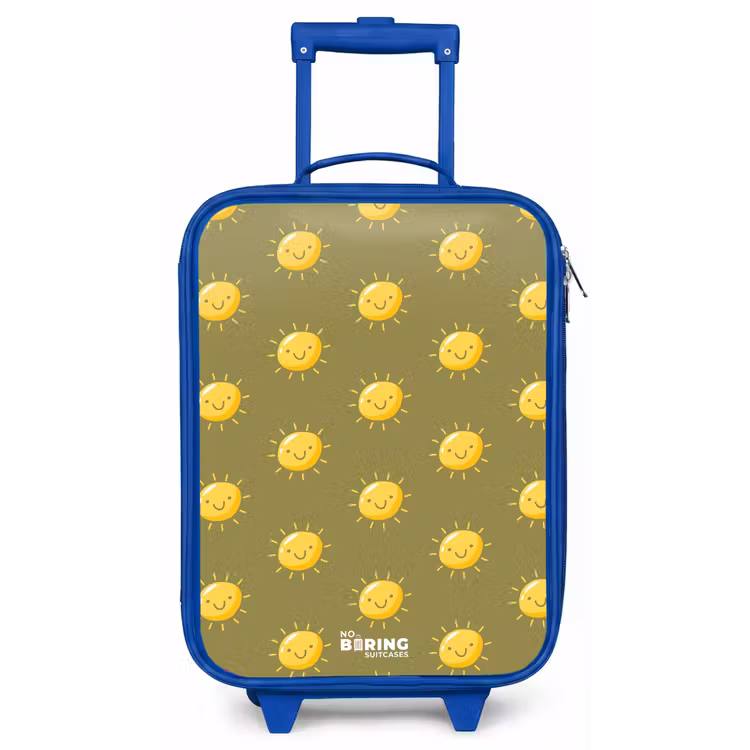 Kinderkoffer - Blauw - Sunny situation olijf — 1