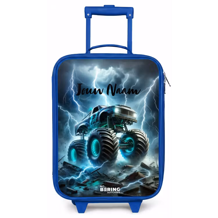 Kinderkoffer - Blauw - Thunder Wheels — 1