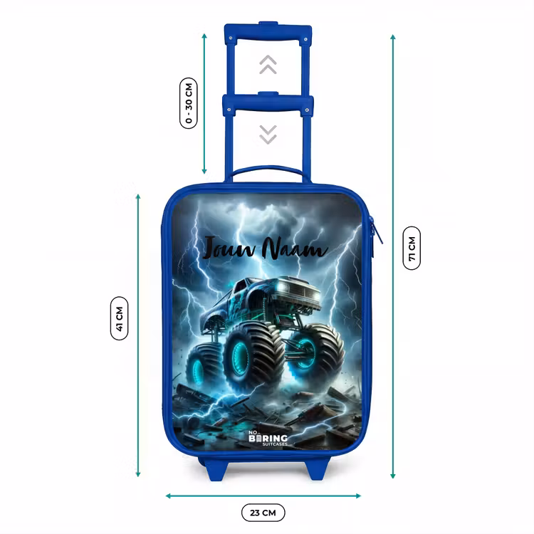 Kinderkoffer - Blauw - Thunder Wheels — 6