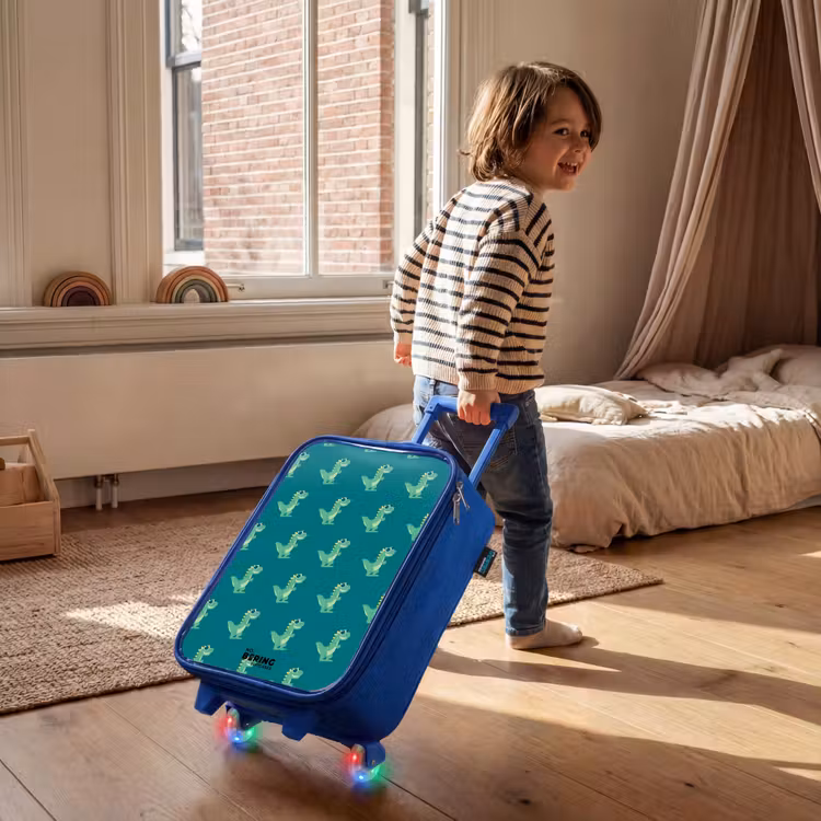 Kinderkoffer - Blauw - Tyranosaurus specs — 3