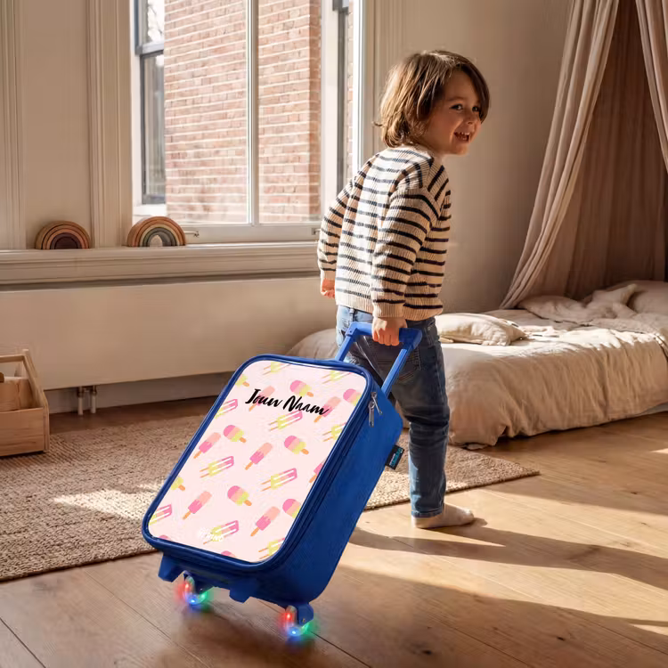 Kinderkoffer - Blauw - Wervelende waterijsjes — 3