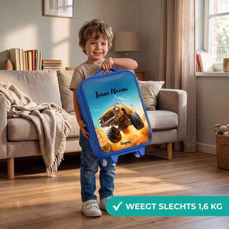 Kinderkoffer - Blauw - Zandsloper — 2