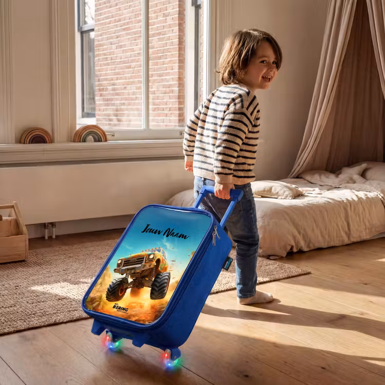 Kinderkoffer - Blauw - Zandsloper — 3