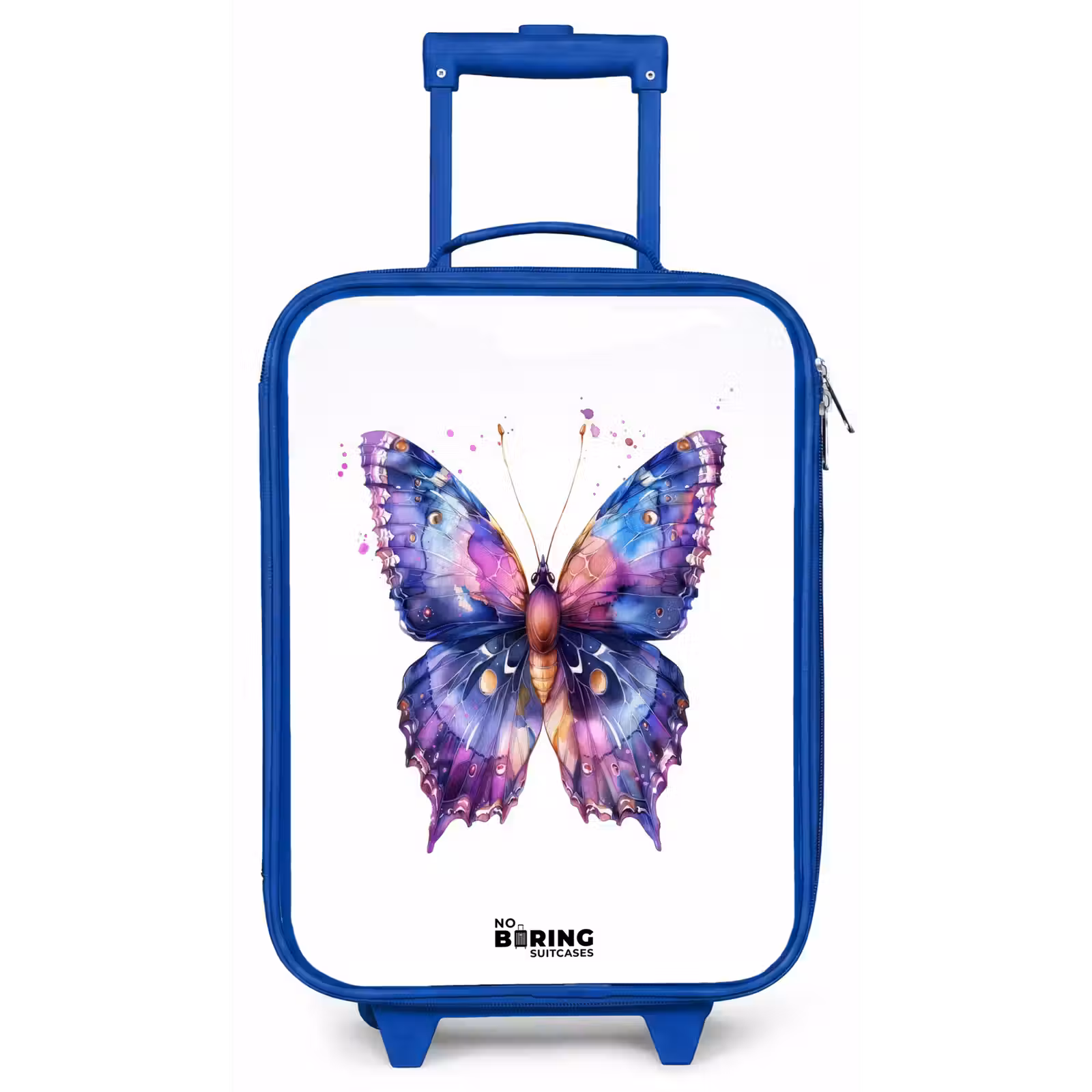 Kinderkoffer - Blauw - Paarse prachtvlinder — 1