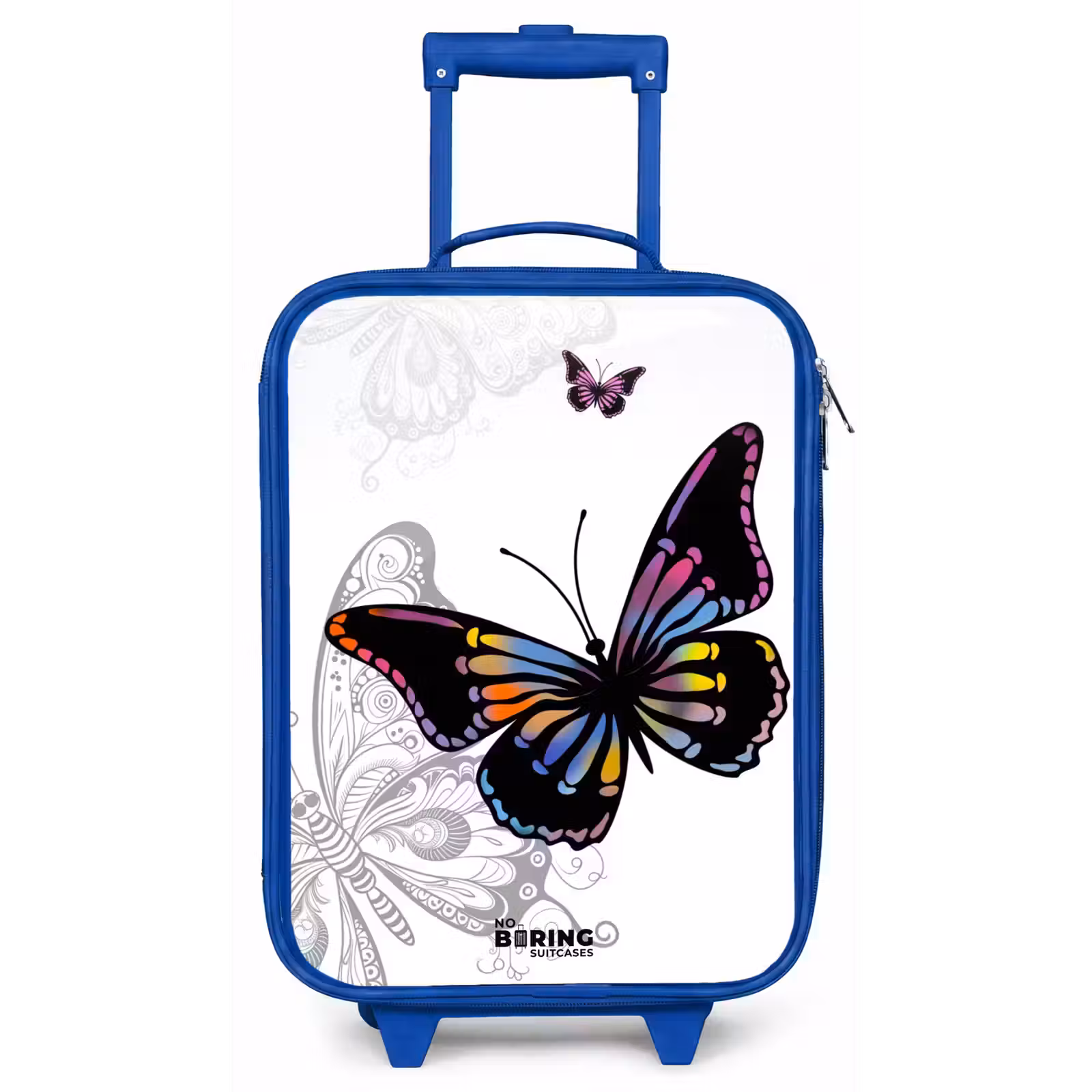 Kinderkoffer - Blauw - Petal papillon — 1