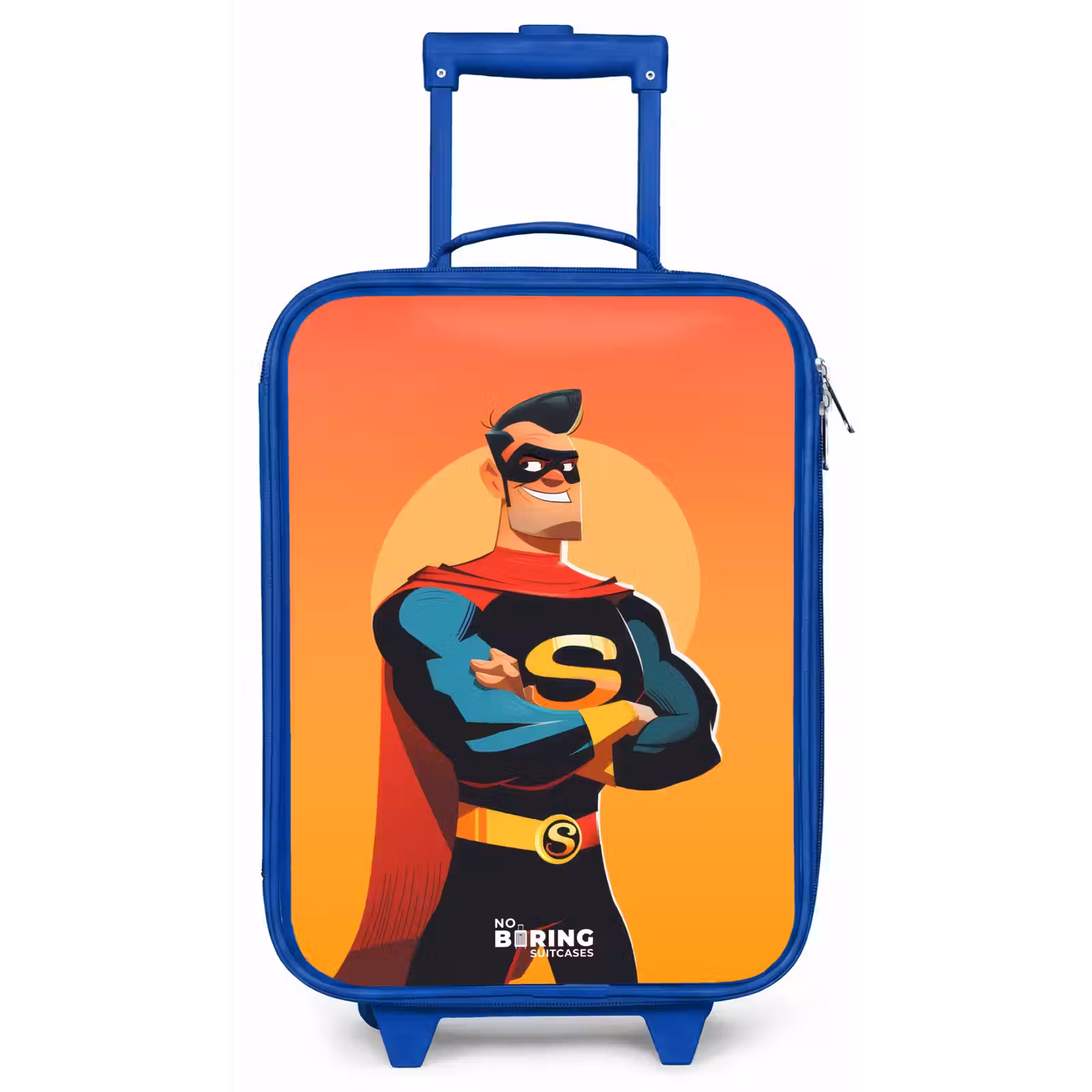 Kinderkoffer - Blauw - Sunny superhero — 1