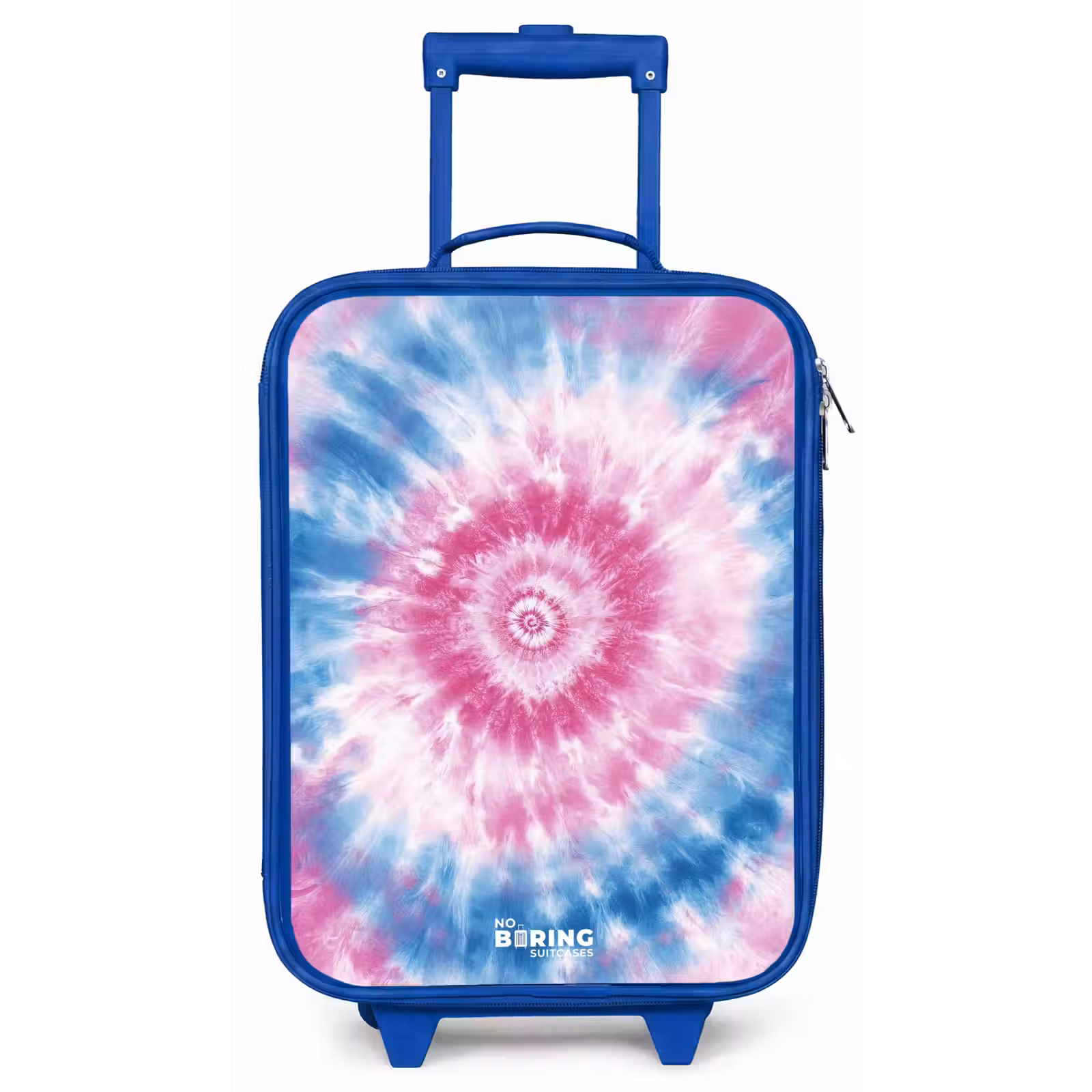 Kinderkoffer - Blauw - Tie dye - Abstract - Blauw - Roze — 1
