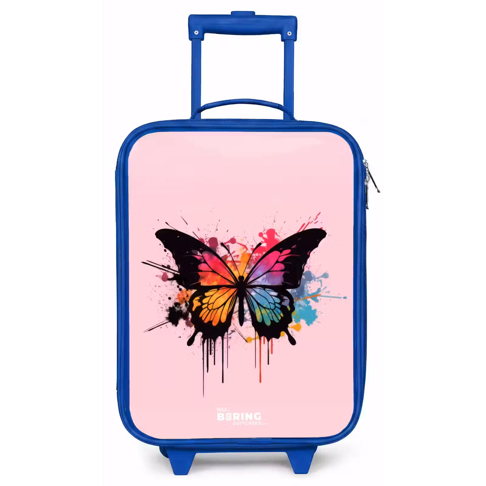 Kinderkoffer - Blauw - Vlinderverf — 1