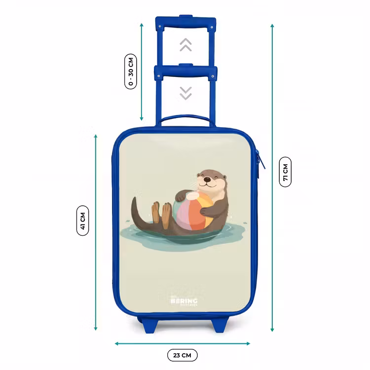 Kinderkoffer - Blauw - Otter - Strandbal - Water — 6