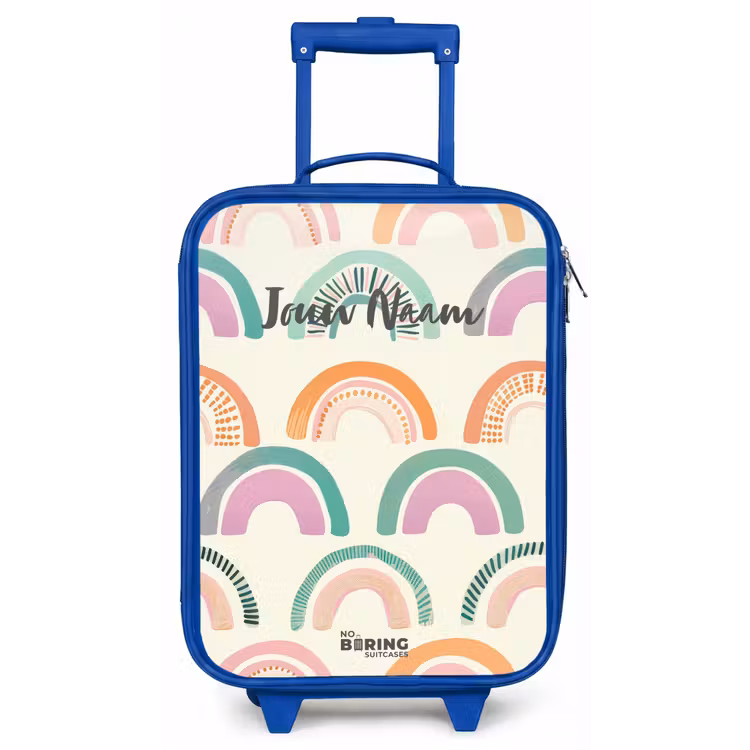Kinderkoffer - Blauw - Regenbogen — 1