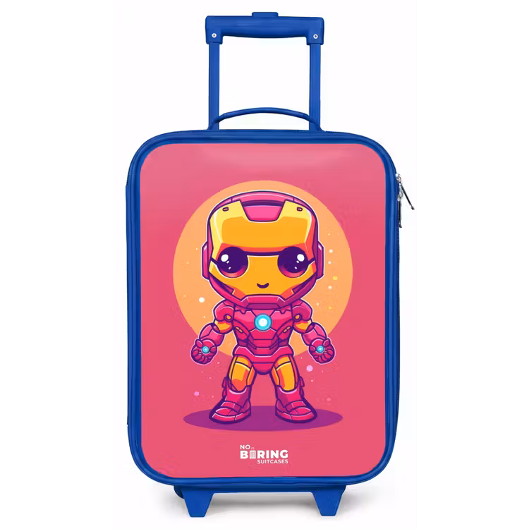Kinderkoffer - Blauw - Roze ranger — 1