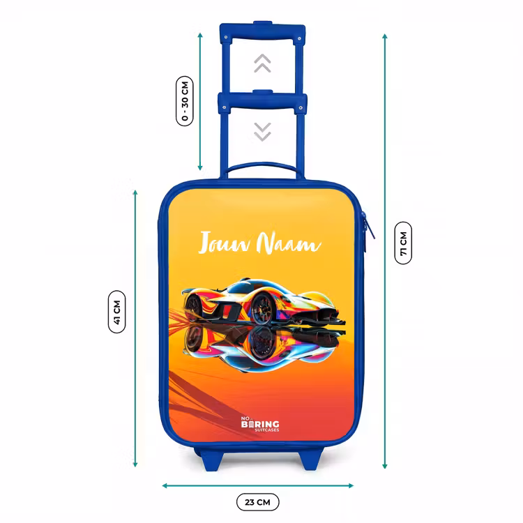 Kinderkoffer - Blauw - Sunbeam sprinter — 6