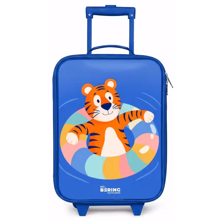 Kinderkoffer - Blauw - Tijger - Zwemband - Water — 1