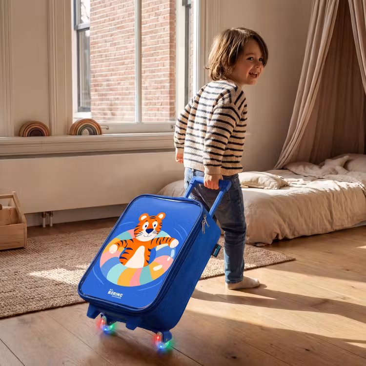 Kinderkoffer - Blauw - Tijger - Zwemband - Water — 3