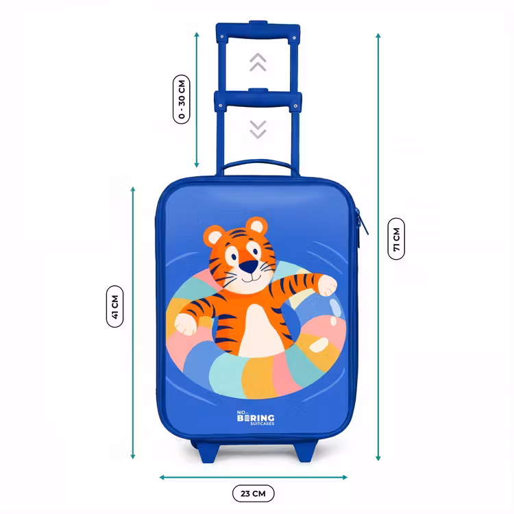 Kinderkoffer - Blauw - Tijger - Zwemband - Water — 6