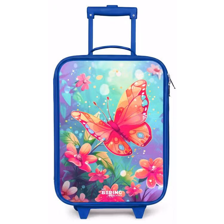Kinderkoffer - Blauw - Verbluffende vlinder — 1