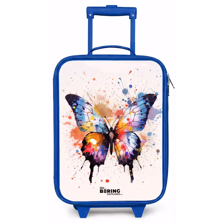 Kinderkoffer - Blauw - Vlinderexplosie — 1
