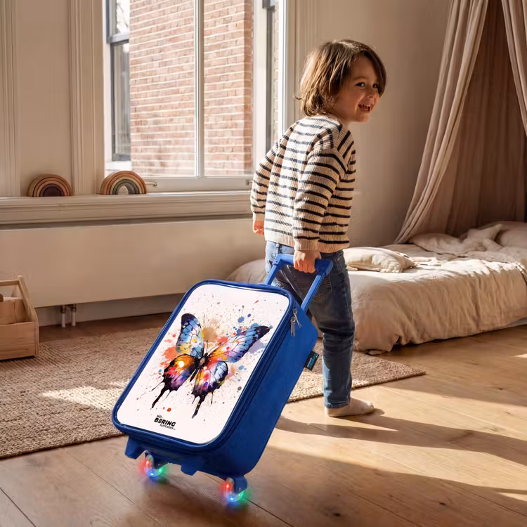 Kinderkoffer - Blauw - Vlinderexplosie — 3