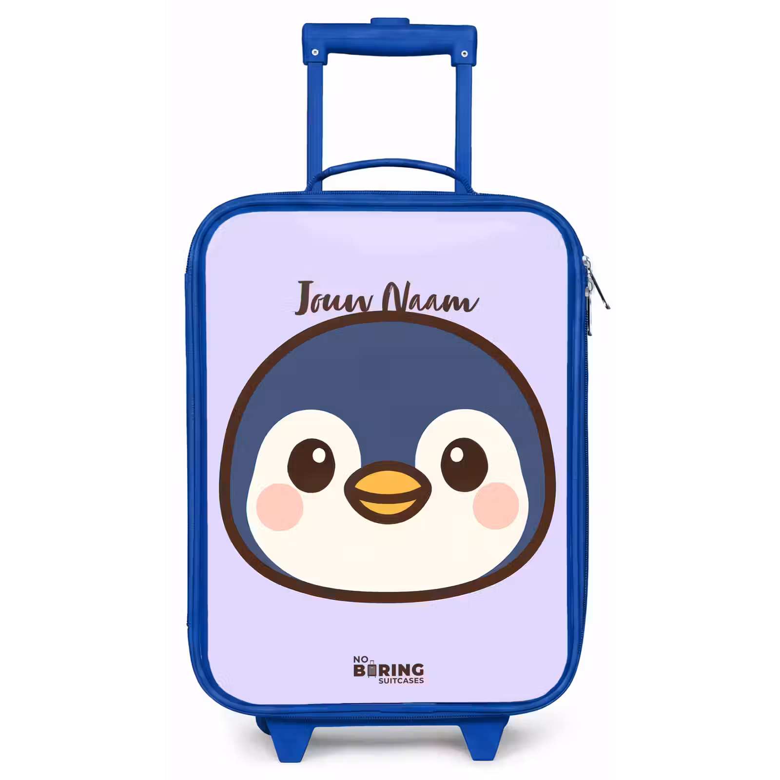 Kinderkoffer - Blauw - Pinguïn — 1