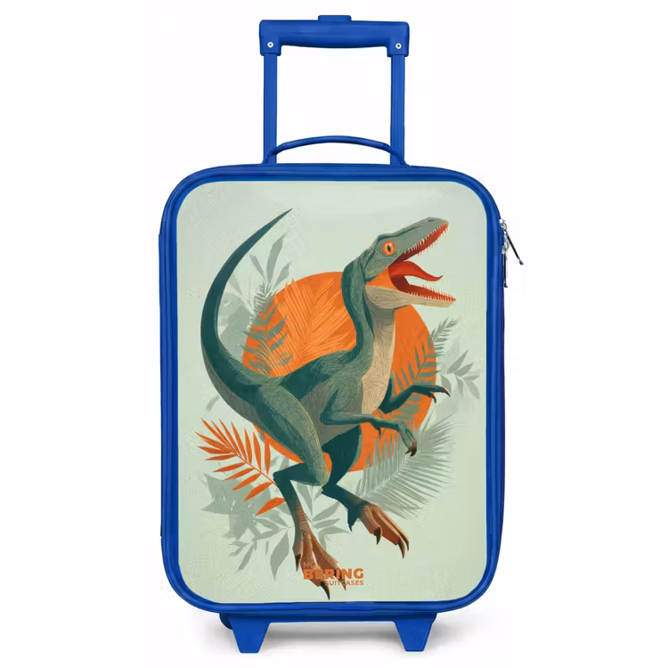 Kinderkoffer - Blauw - Sluipende jager met bladeren — 1