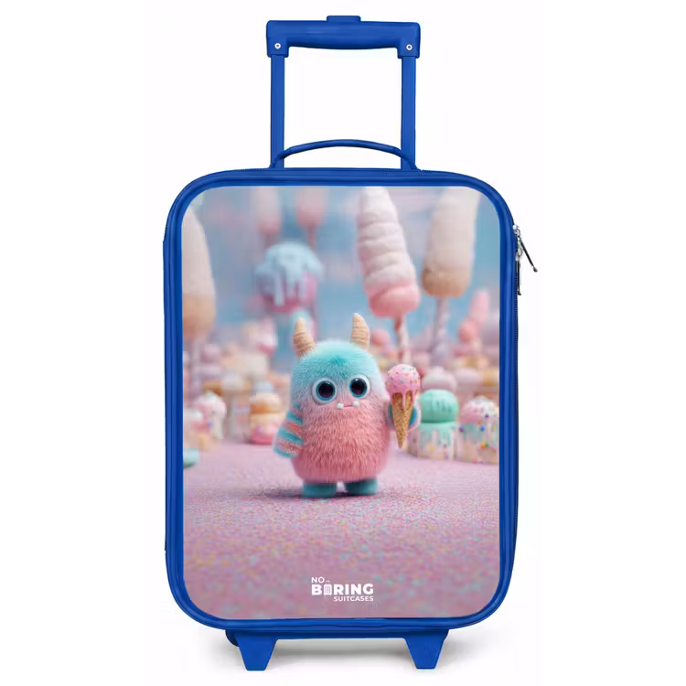 Kinderkoffer - Blauw - Zoet Monstersnoep Avontuur — 1