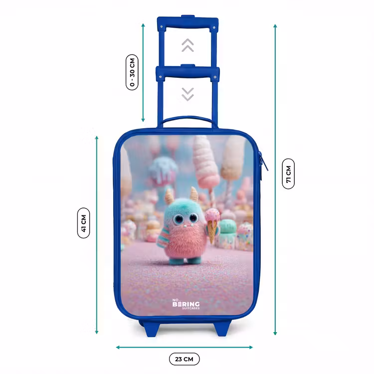 Kinderkoffer - Blauw - Zoet Monstersnoep Avontuur — 6