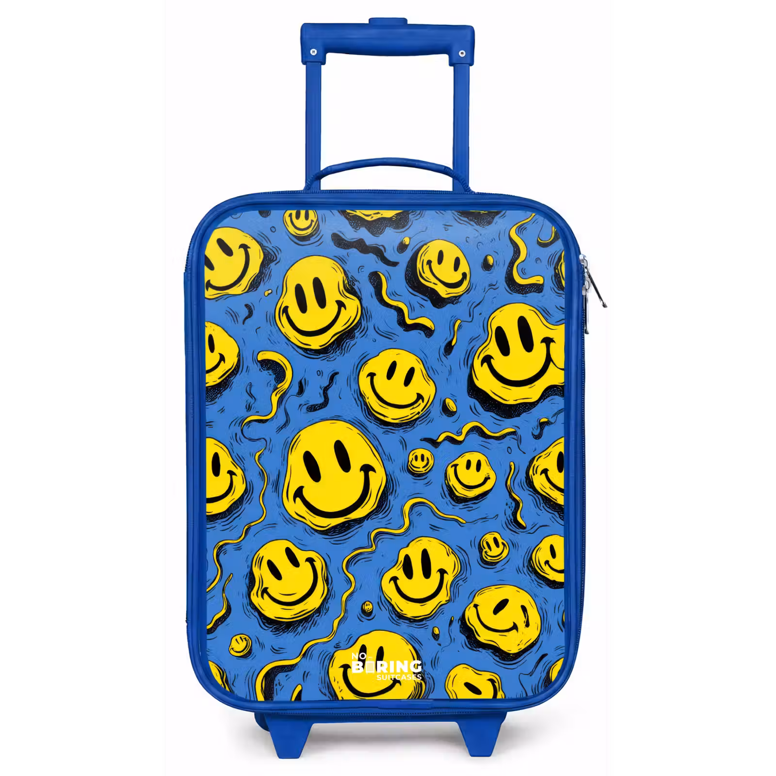 Kinderkoffer - Blauw - Smiley - Geel - Blauw — 1