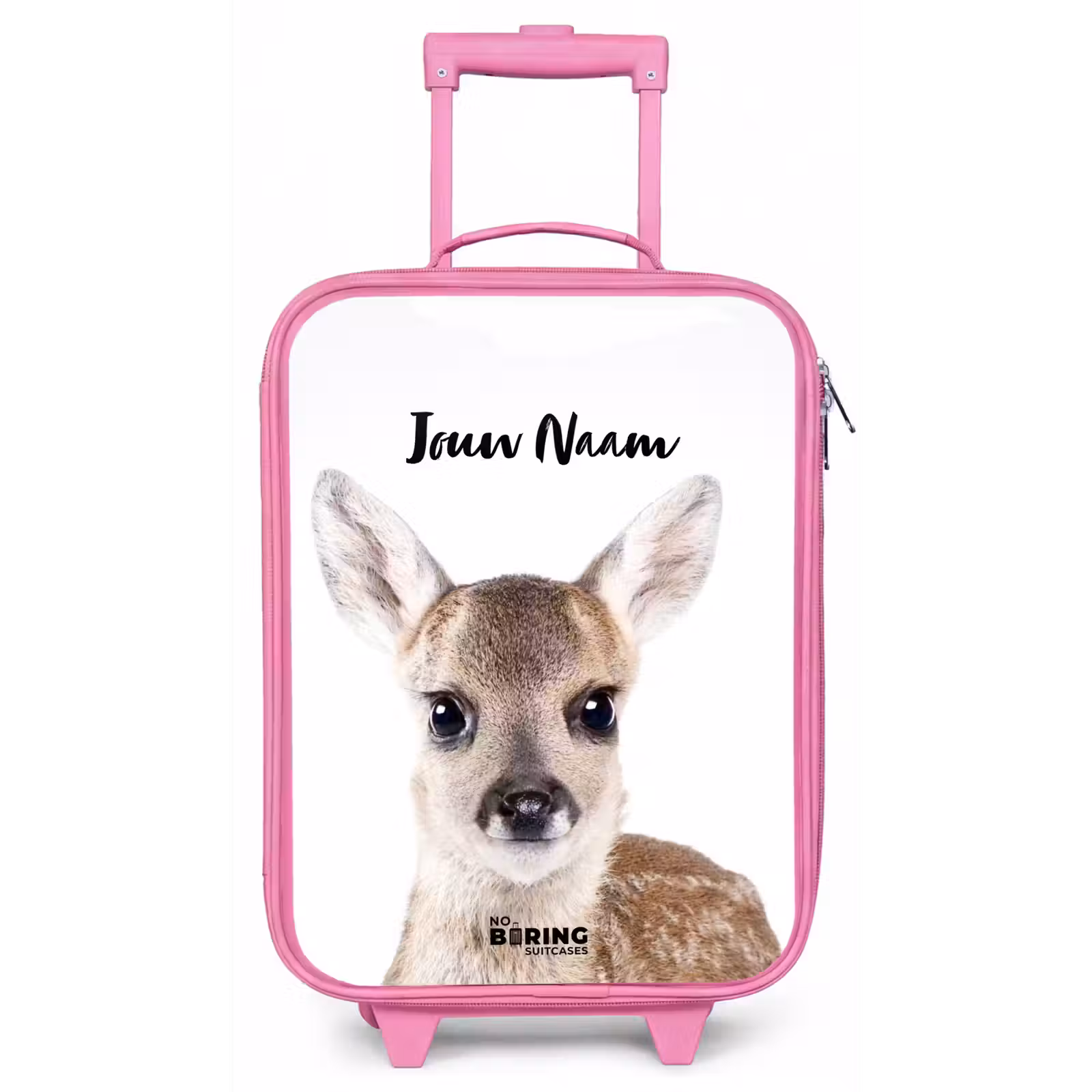 Kinderkoffer met naam - Roze - Bambino — 1