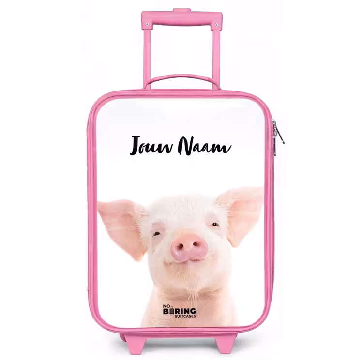 Kinderkoffer met naam - Roze - Binky Big — 1