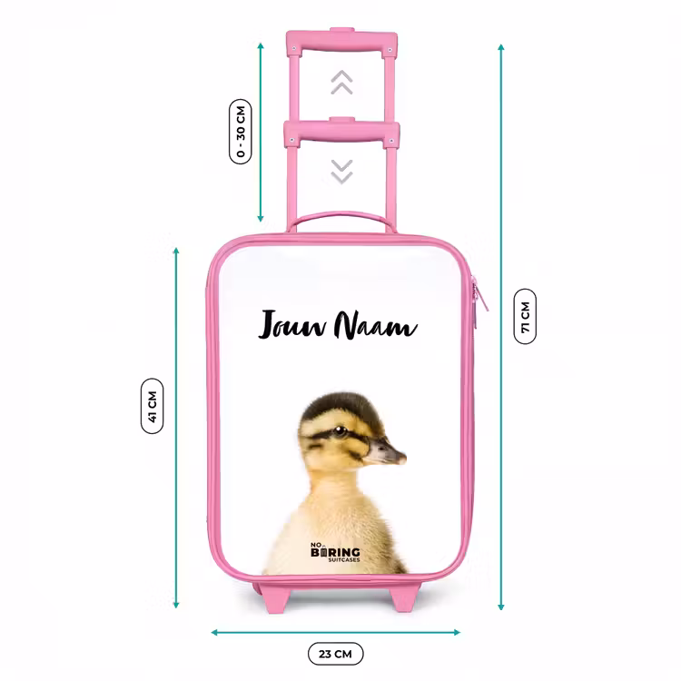 Kinderkoffer met naam - Roze - Daisy Duck — 5