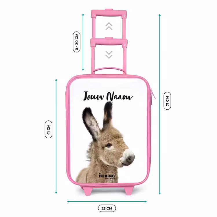 Kinderkoffer met naam - Roze - Eddy Ezel — 5