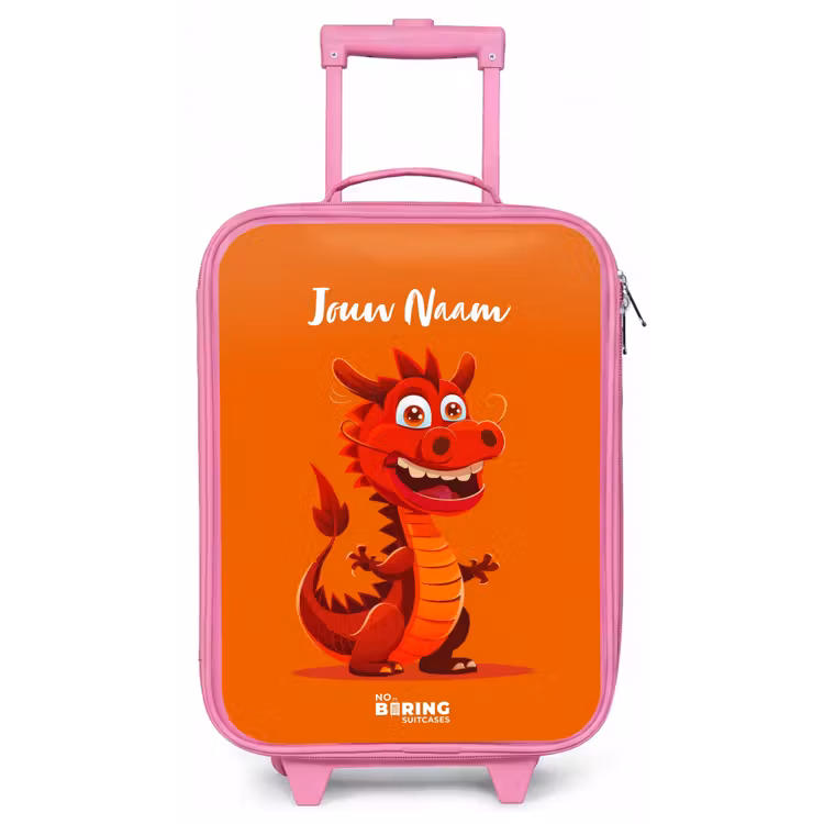 Kinderkoffer met naam - Roze - Horacio hotshot — 1