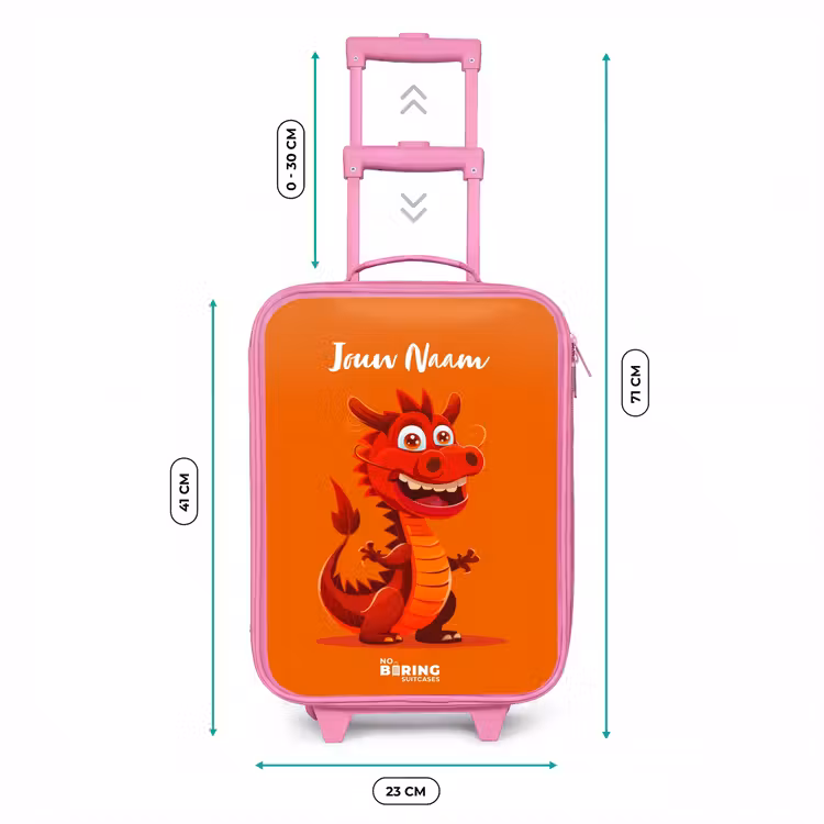 Kinderkoffer met naam - Roze - Horacio hotshot — 5