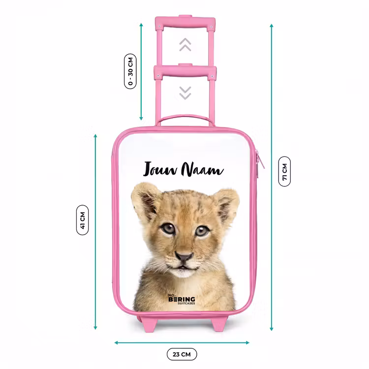 Kinderkoffer met naam - Roze - Winnie Welpje — 5