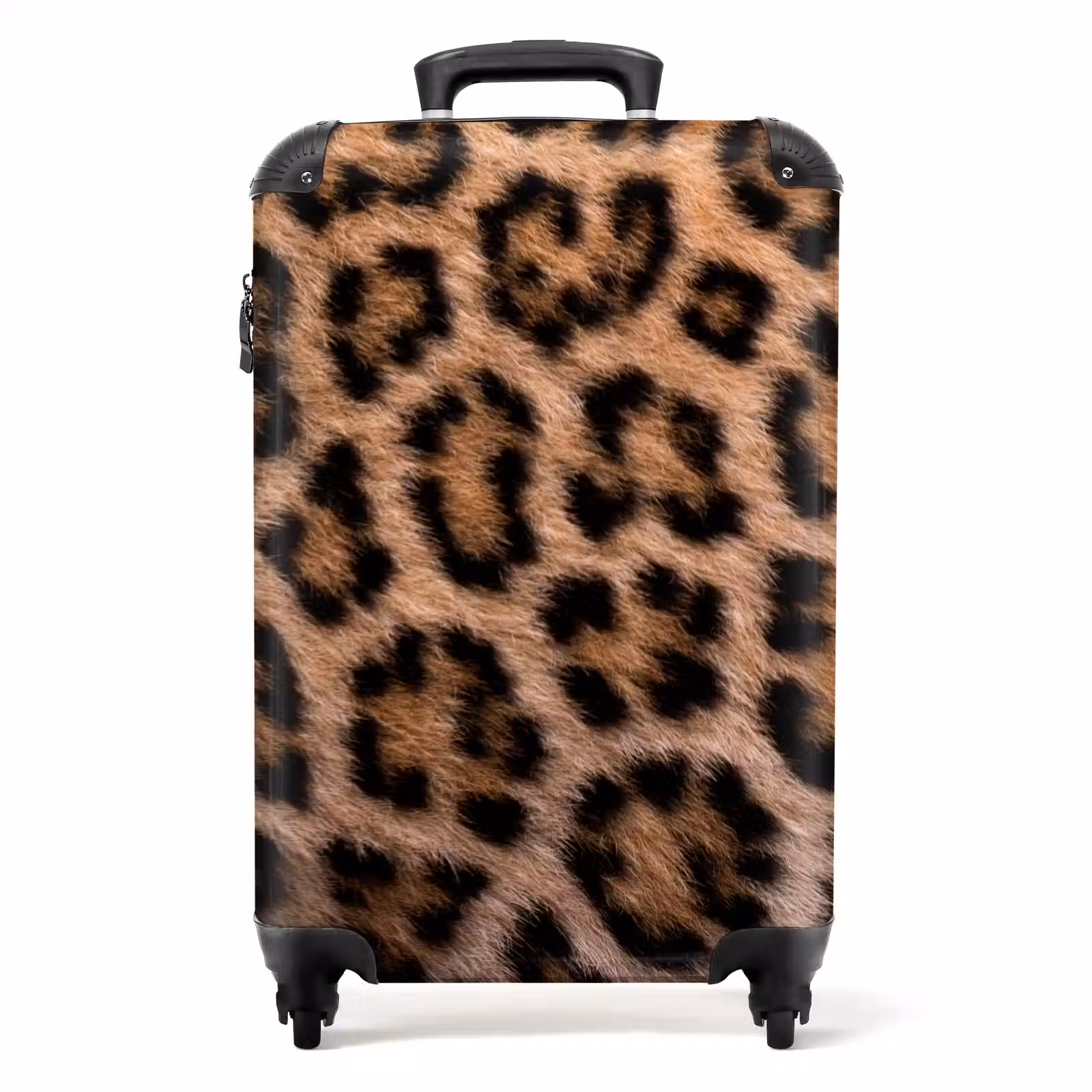 Koffer - Panterprint - Dieren - Bruin — 1